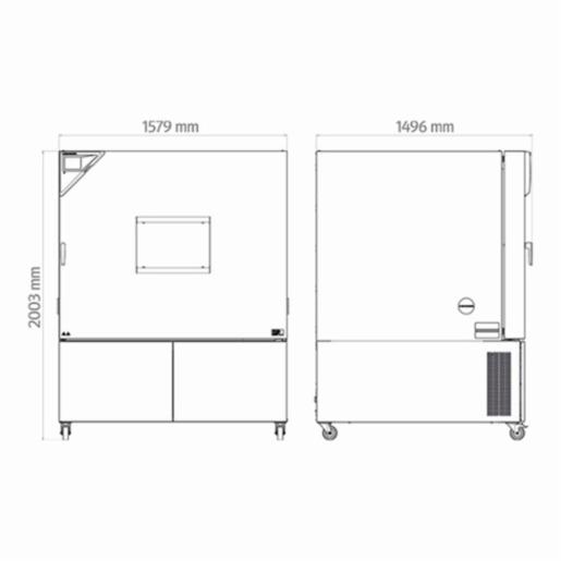 Binder Series MK - Dynamic climate chambers, for rapid temperature changes MK1020-400V 9020-0407