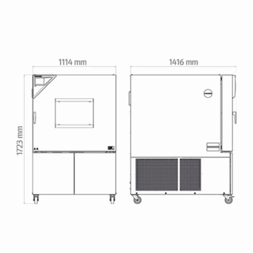 Binder Series MKF - Dynamic climate chambers, for rapid temperature changes with humidity control MKF400-400V 9020-0408