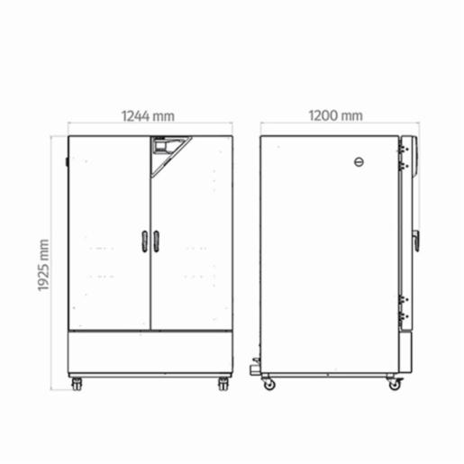 Binder Series KB ECO - Cooling incubators, with environmentally friendly thermoelectric cooling KBECO1020-230V 9020-0425