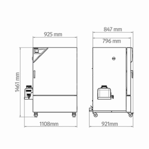 Binder Series KBF-S ECO Solid.Line - Constant climate chambers, with Peltier technology KBFSECO240-230V 9020-0416