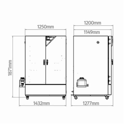 Binder Series KBF-S ECO Solid.Line - Constant climate chambers, with Peltier technology KBFSECO1020-230V 9020-0419