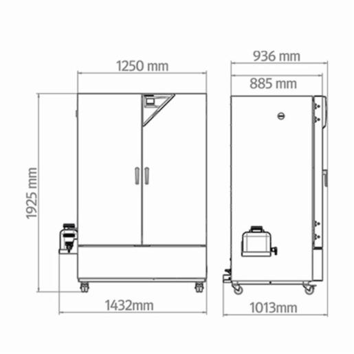 Binder Series KBF-S ECO Solid.Line - Constant climate chambers, with Peltier technology KBFSECO720-230V 9020-0418