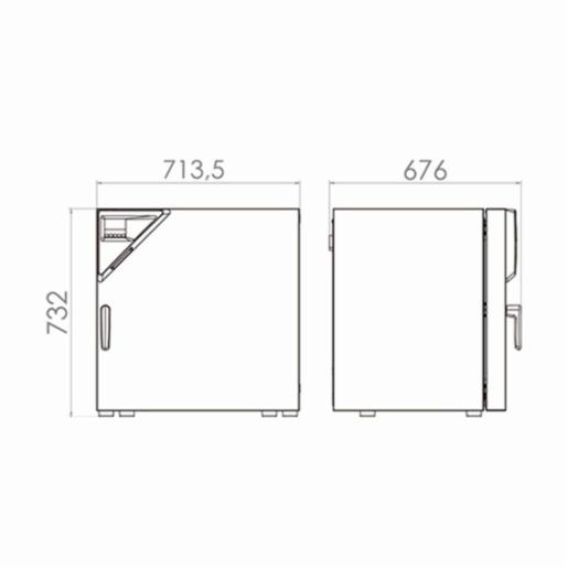 [BINDER GmbH] FED Avantgarde.Line, 건조 및 가열 챔버, 타이머 기능 업그레이드, FED 115 (Product No. 9010-0293)