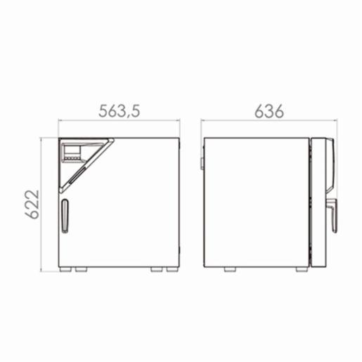 [BINDER GmbH] FED Avantgarde.Line, 건조 및 가열 챔버, 타이머 기능 업그레이드, FED 56 (Product No. 9010-0295)