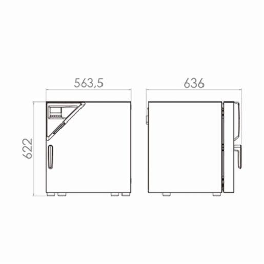 [BINDER GmbH] FD Avantgarde.Line, 건조 및 가열 챔버, FD 56 (Product No. 9010-0303)