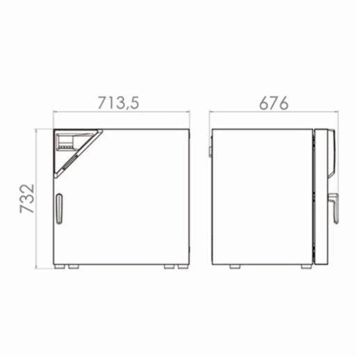 [BINDER GmbH] FD Avantgarde.Line, 건조 및 가열 챔버, FD 115 (Product No. 9010-0305)