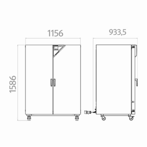 [BINDER GmbH] FD Avantgarde.Line, 건조 및 가열 챔버, FD 720 (Product No. 9010-0311)