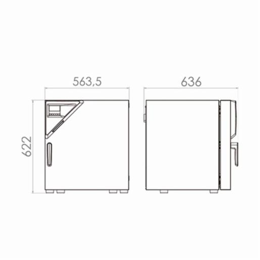 [BINDER GmbH] BF Avantgarde.Line, 건조 및 가열 챔버, BF 56 (Product No. 9010-0313)