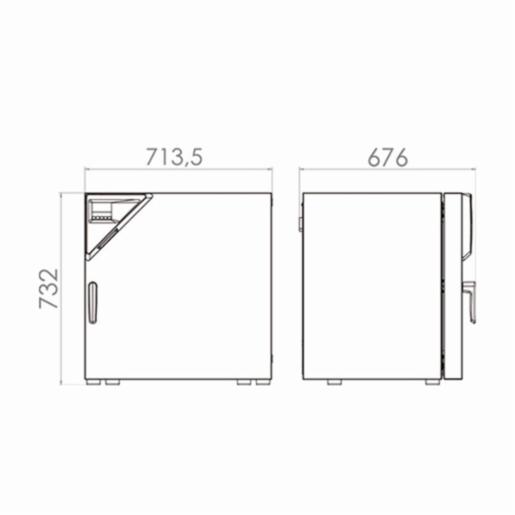 [BINDER GmbH] BF Avantgarde.Line, 건조 및 가열 챔버, BF 115 (Product No. 9010-0315)