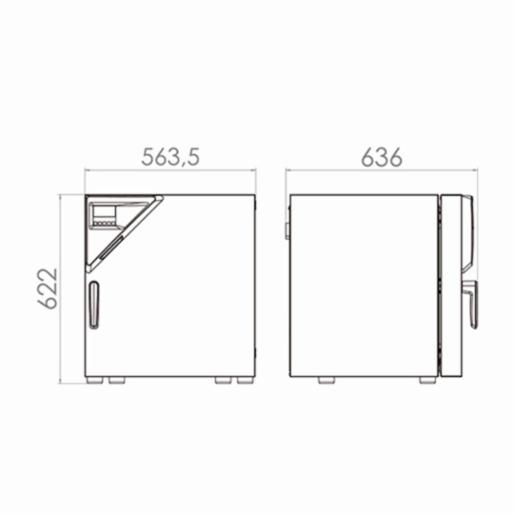 [BINDER GmbH] BD Avantgarde.Line, 건조 및 가열 챔버, BD 56 (Product No. 9010-0323)