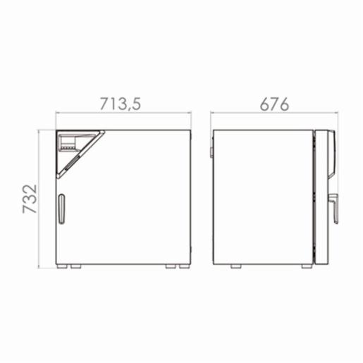 [BINDER GmbH] BD Avantgarde.Line, 건조 및 가열 챔버, BD 115 (Product No. 9010-0325)