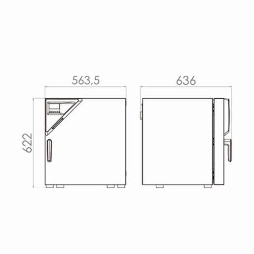 [BINDER GmbH] ED Avantgarde.Line, 건조 및 가열 챔버, ED 56 (Product No. 9010-0333)