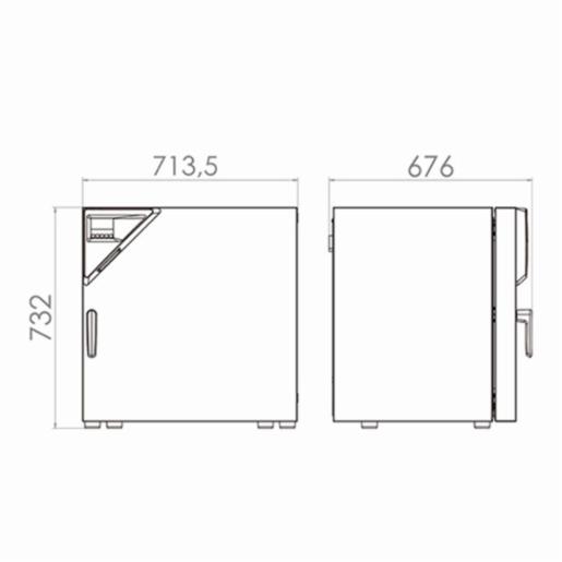 [BINDER GmbH] ED Avantgarde.Line, 건조 및 가열 챔버, ED 115 (Product No. 9010-0335)