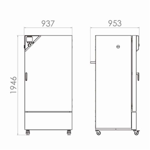 [BINDER GmbH] KB 시리즈, 컴프레서 기술 적용 냉각 인큐베이터, KB 400 (Product No. 9020-0203)