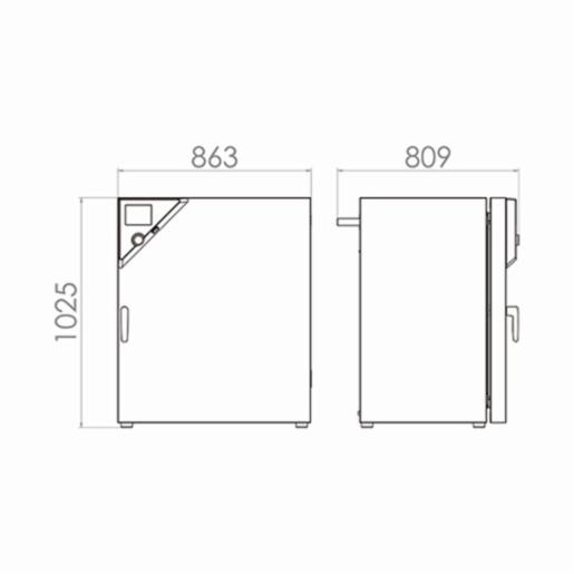 [BINDER GmbH] KT 시리즈, 열전 냉각 기능, 냉각 인큐베이터, KT 170 (Product No. 9020-0289)