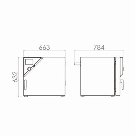 [BINDER GmbH] KT 시리즈, 열전 냉각 기능, 냉각 인큐베이터, KT 53 (Product No. 9020-0311)