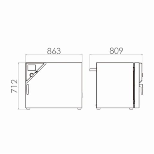 [BINDER GmbH] KT 시리즈, 열전 냉각 기능, 냉각 인큐베이터, KT115 (Product No. 9020-0313)