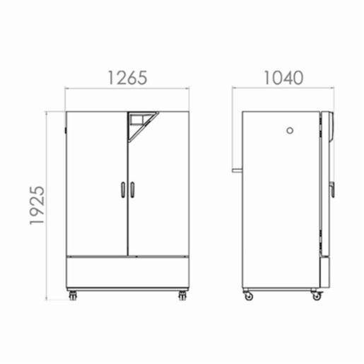 Binder KBF 시리즈, 넓은 온/습도 범위 항온 챔버, KBF 720 9020-0324