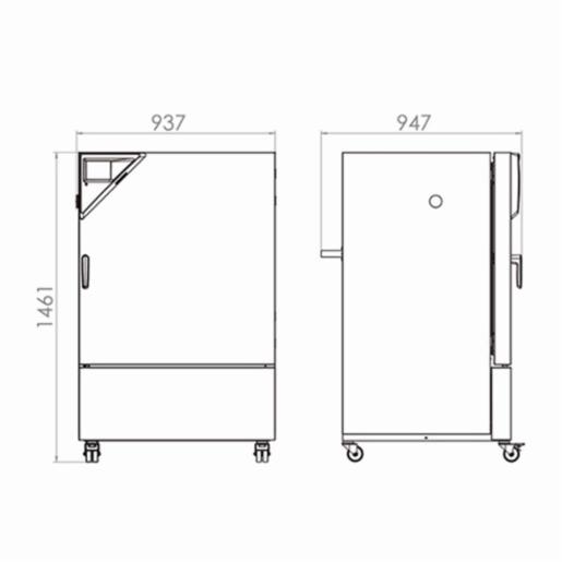 Binder Series KBW - Growth chambers with light KBW 240 9020-0338