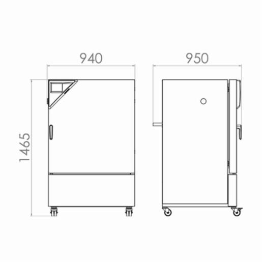 Binder Series KMF - Constant climate chambers with expanded temperature / humidity range KMF 240 230V 9020-0343