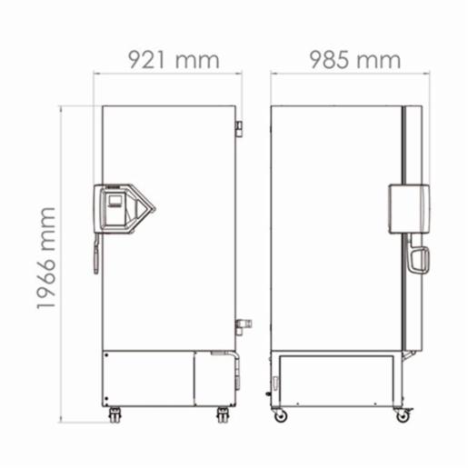 Binder Series UF V - Ultra low temperature freezers with climate-neutral refrigerants UF V 500 230V 9020-0347