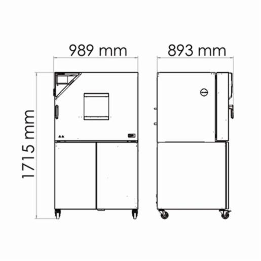 Binder Series MKF - Dynamic climate chambers for rapid temperature changes with humidity control MKF 115