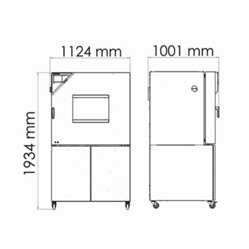 Binder Series MKT - Dynamic climate chambers for rapid temperature changes with extended low temperature range MKT 240