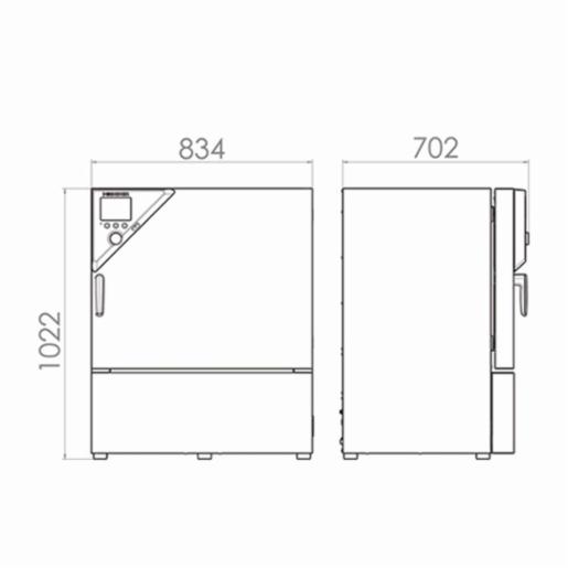 [BINDER GmbH] KB 시리즈, 컴프레서 기술 적용 냉각 인큐베이터, KB 115 (Product No. 9020-0397)