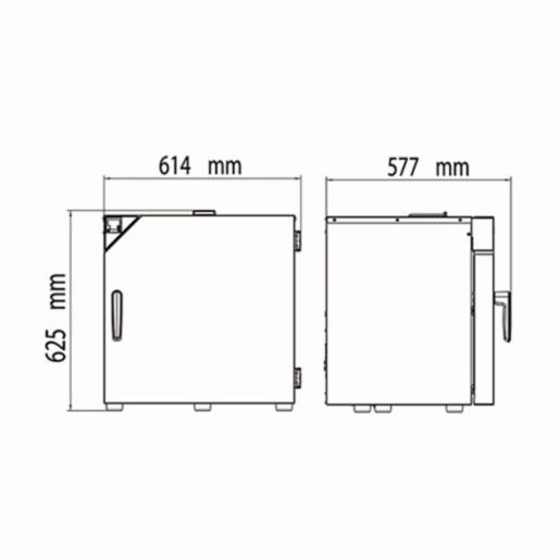 [BINDER GmbH] ED-S Solid.Line 시리즈, 건조 및 가열 챔버, ED-S 56 (Product No. 9090-0014)