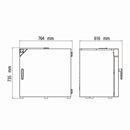 [BINDER GmbH] ED-S Solid.Line 시리즈, 건조 및 가열 챔버, ED-S 56 (Product No. 9090-0020)