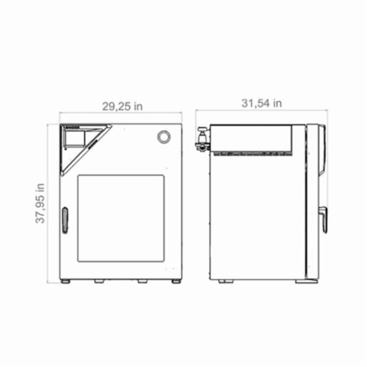 [BINDER GmbH] VDL 시리즈, 비가연성 솔벤트용 진공 건조 챔버, VDL115 (Product No. 9630-0011)