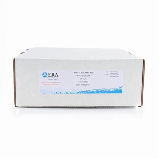 ERA 40 mL Low TOC autosampler vials, 80/cs, 25025